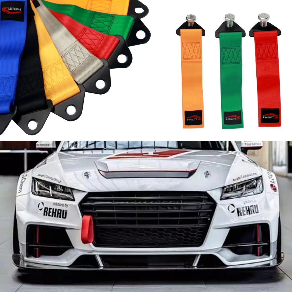 LZONE буксировочный трос для гоночного автомобиля Универсальный Буксировочный