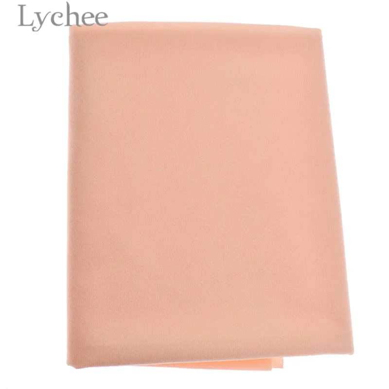 Lychee Life полуметр кукольная кожа ткань однотонная плюшевая DIY лоскутное шитье