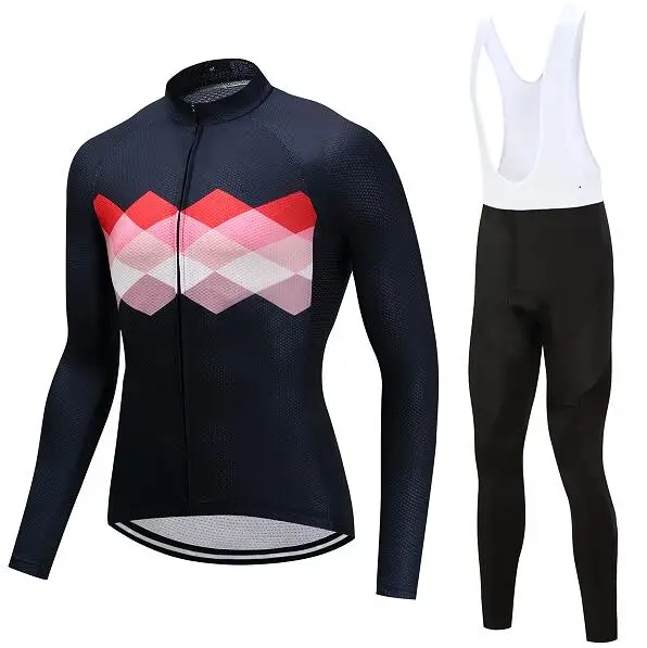 jersey and pants Зимняя велосипедная одежда, мужская термальная флисовая велосипедная Джерси, набор, профессиональный костюм для триатлона, комплект для горного велосипеда, Униформа, одежда, наряд, Майо - Цвет: jersey and pants