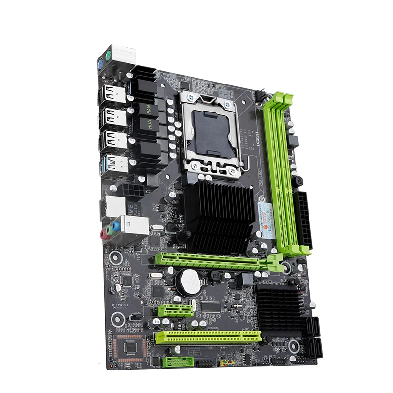 Материнская плата HUANANZHI X58 Pro LGA1366 с процессором Intel Xeon E5540 2 53 ГГц память большой