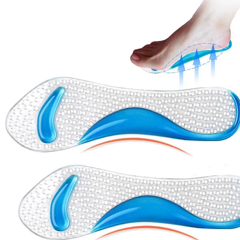 

Non-slip Women Gel 3/4 length Arch Support Non-slip Arching Cushions Orthopedic Hips for High Heels shoes Gel Insoles Woman