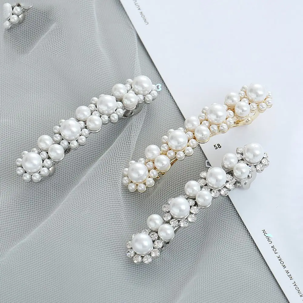 

1pc Pearl Fower Hairpin Ins Bangs Clip Girl Spring Hair Pins For Women Girls Barrettes Styling Tool Hair Accessories Hairgrip
