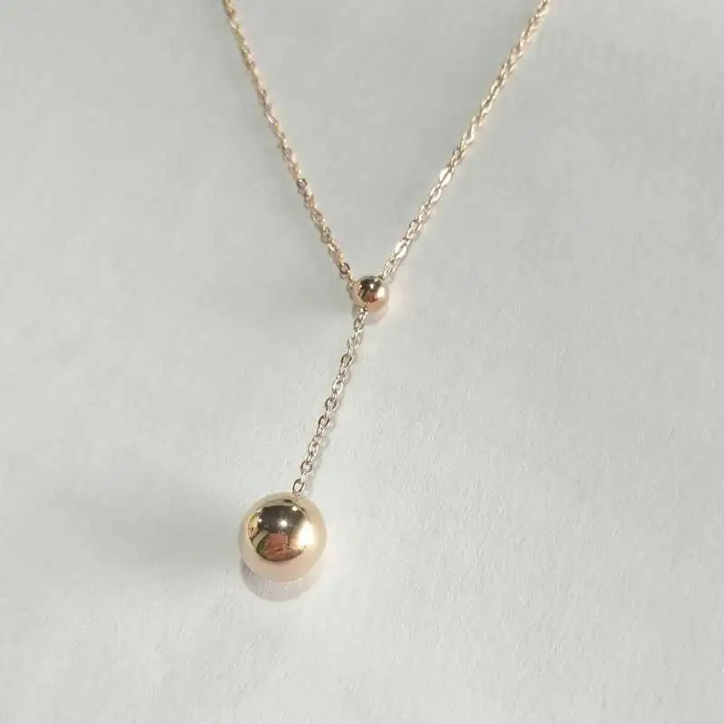 Ожерелье с подвеской-шариком из нержавеющей стали 2019 | Украшения и аксессуары