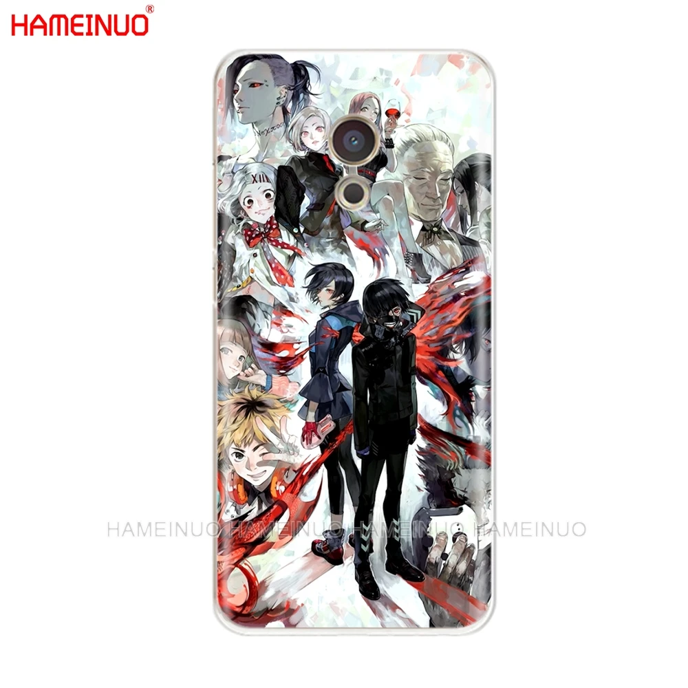 HAMEINUO анимэ Tokyo Ghoul для косплея канеки кэна, крышка чехол для телефона для Meizu M6 M5 M5S M2 M3 M3S MX4 MX5 MX6 PRO 6 5 U10 U20 note plus