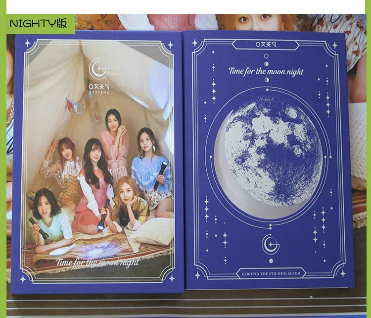 Подписанный GFRIEND с автографом мини альбом время для лунной ночи CD + фотоальбом k pop
