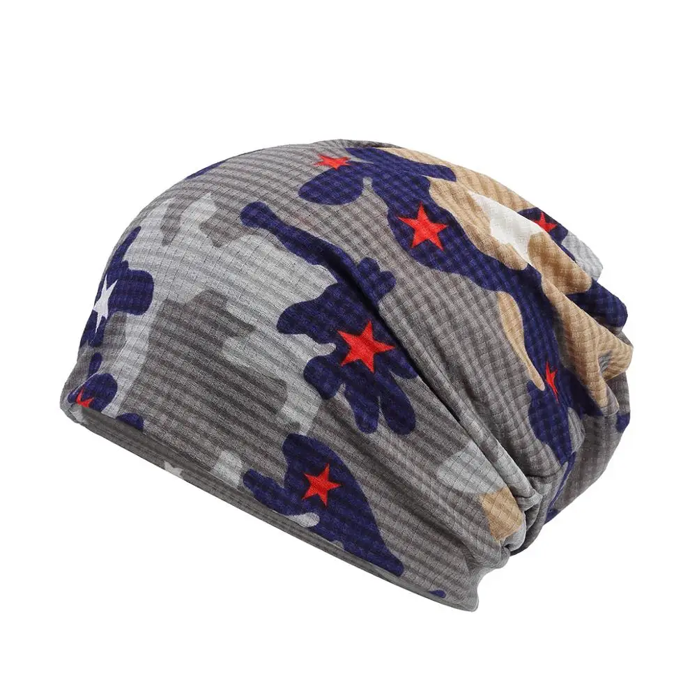 Осенние и зимние хлопковые камуфляжные пуловеры для мужчин женщин тонкая Кепка