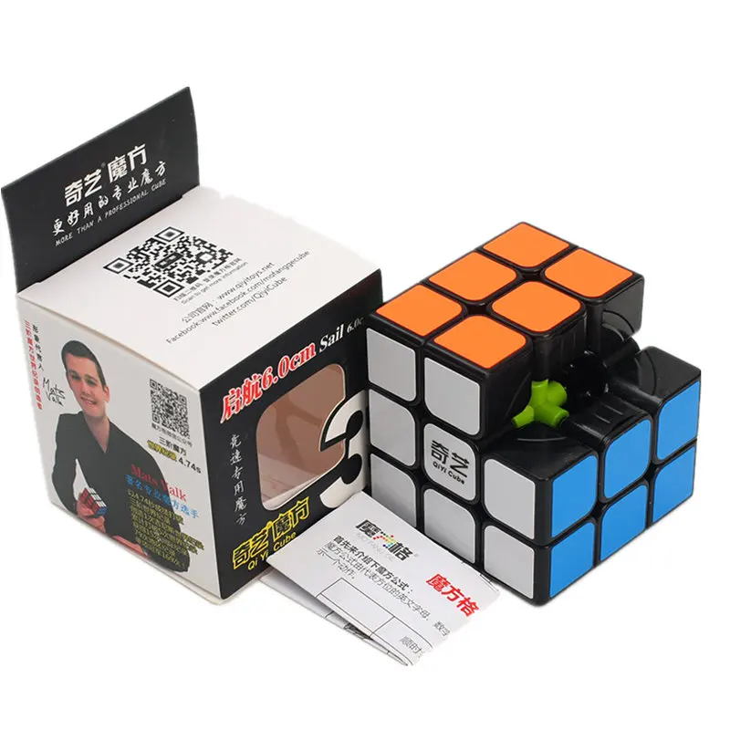 QIYI 6,0 см 3x3x3 кубик рубика Волшебные кубики детские игрушки для мальчиков Дети Скорость Пазлы Rubic Cube обучения развивающие Мэджико Подарки Magic Cube