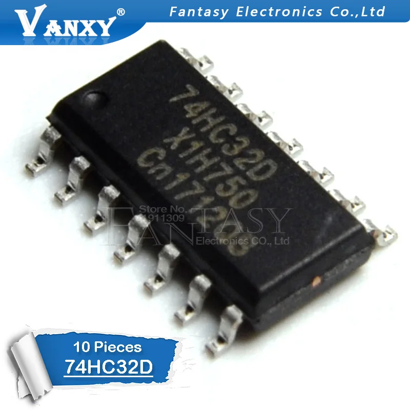 10 шт. 74HC32D SOP14 74HC32 SOP SN74HC32DR SN74HC32 SMD SOP-14 | Электронные компоненты и принадлежности