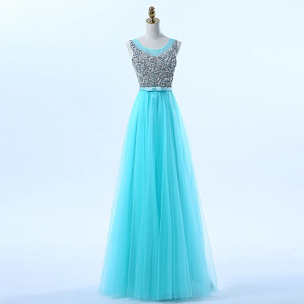 photo color Ladybeauty Новые сексуальные роскошные длинные стильные платья Дорогой расшитый бусами тюль Платья для официальных мероприятий и вечеринок с кристаллами и жемчугом Длина в пол - Цвет: photo color