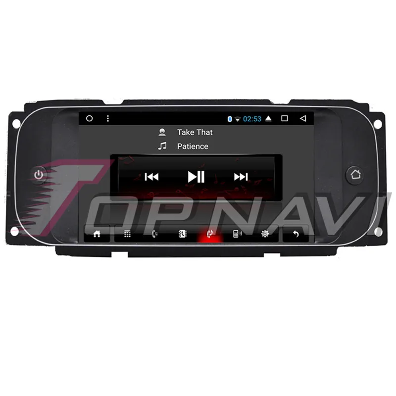 Автомобильный аудиоплеер Topnavi Android 7 1 Автомагнитола для Chrysler Cruiser 2006 стерео GPS