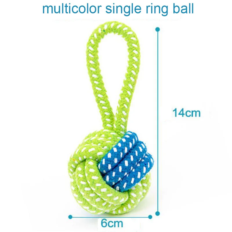 Тренировочная веревка для маленьких собак|dog chew toy|knot ballchew toy |