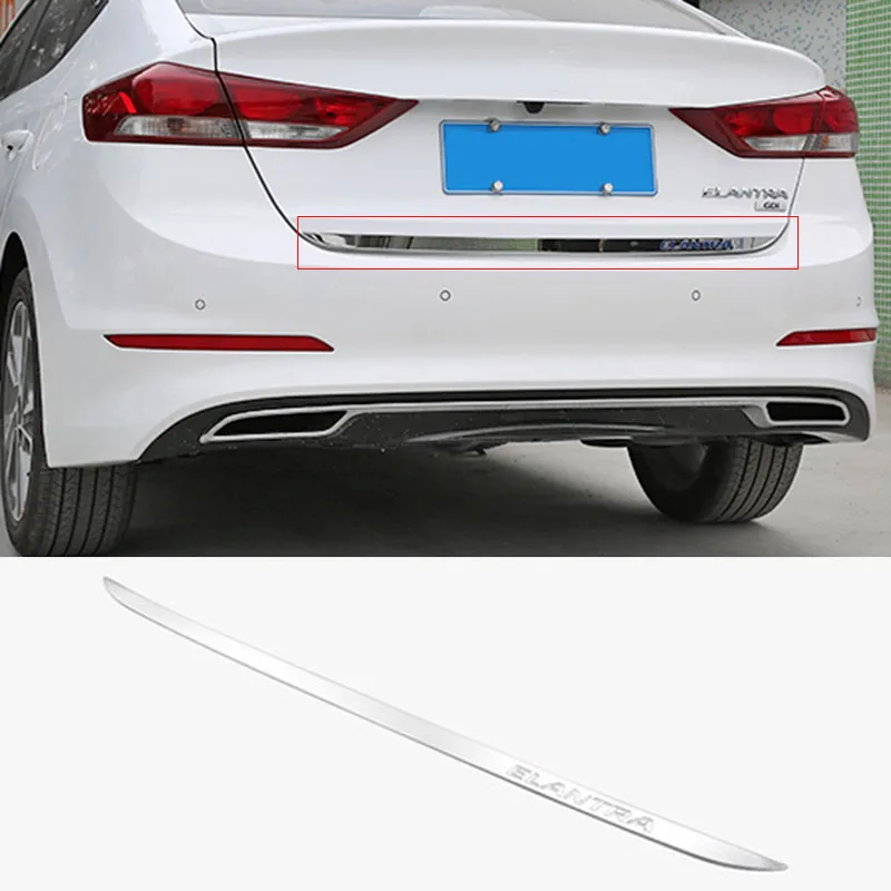 Аксессуары для HYUNDAI ELANTRA AVANTE 2016 2017 обивка задней двери багажника крышка хвост