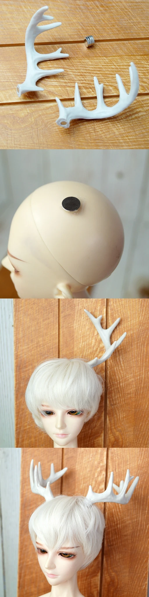 BJD Опора Белый олень уши рога опора для 1/3 2" 70 см 60 см высокий BJD Кукла SD SD17 MSD DK DZ AOD DD использовать куклы