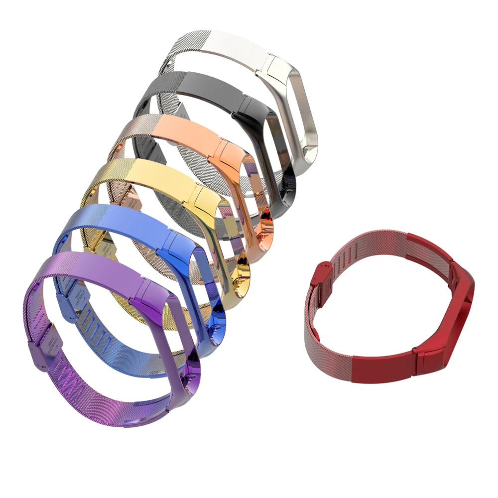 Металлический ремешок для Mi Band 3 сменный Xiaomi аксессуары смарт-браслета стальной |