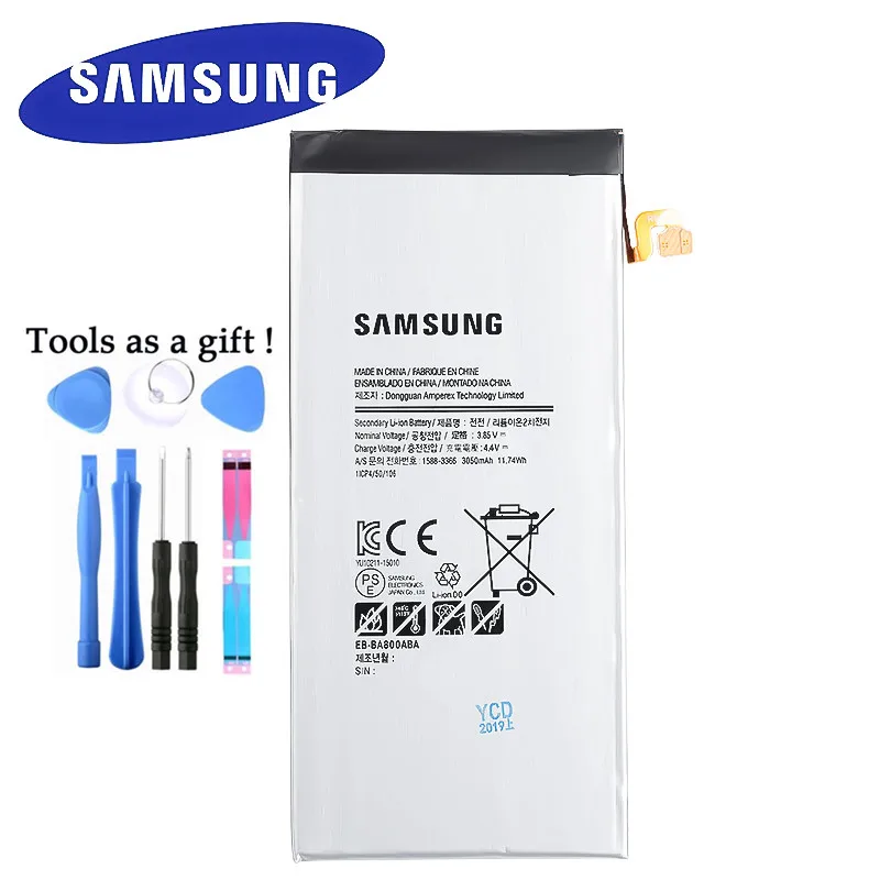 EB BA800ABE оригинальный сменный аккумулятор для samsung GALAXY A8 2015 A8000 A800F A800S A800YZ подлинный