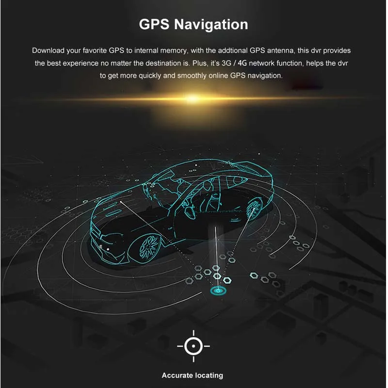 ANSTAR 4G 8 ''IPS Автомобильный видеорегистратор Камера GPS навигация с двумя