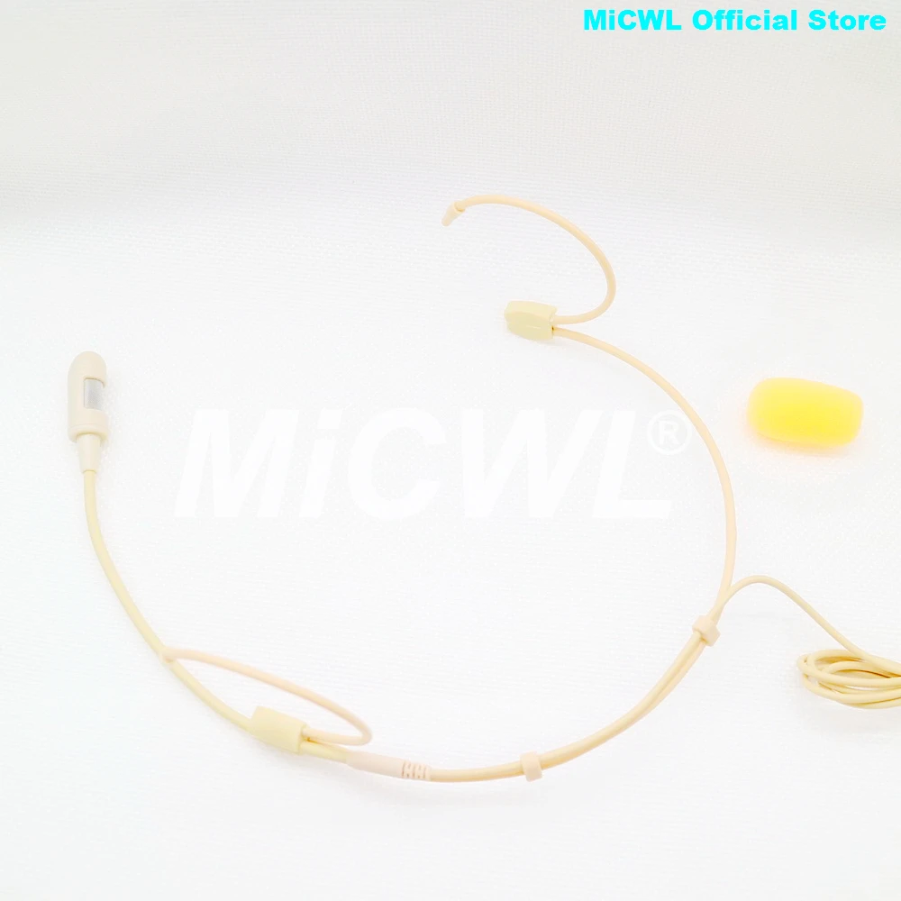 Бежевый микрофон наушники для Audio-Technica беспроводной кардиоидный микрофон Hirose 4Pin