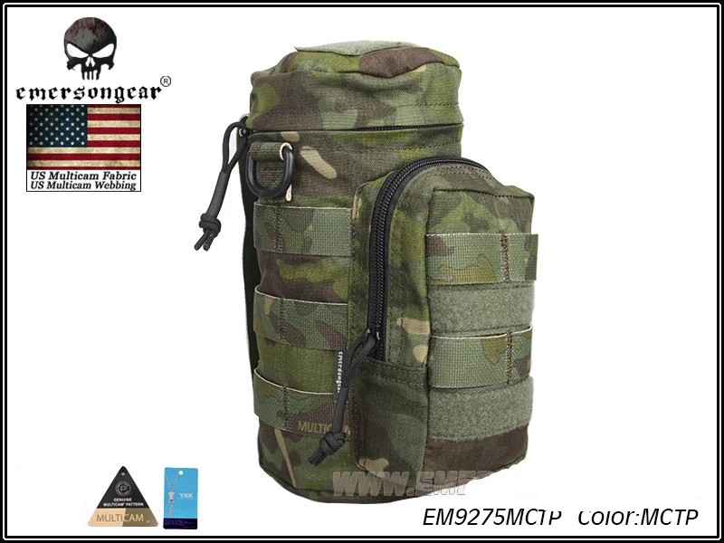 Emersongear Molle многоразовая сумка для страйкбола пейнтбольное оборудование тактическая сумка EM9275 черный Мультикам AOR2 хаки Койот коричневый