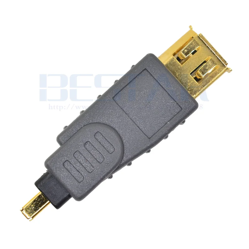 Адаптер IEEE 1394 IEEE1394 4 контактный штекер на 6 разъем Firewire адаптер стандарта гнездо