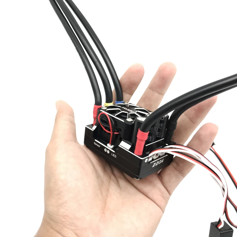 ZTW 1:8 Beast PRO SS 220A Turbo 6 V/7 4 V Регулируемый 8A BEC бесщеточный ESC водонепроницаемый