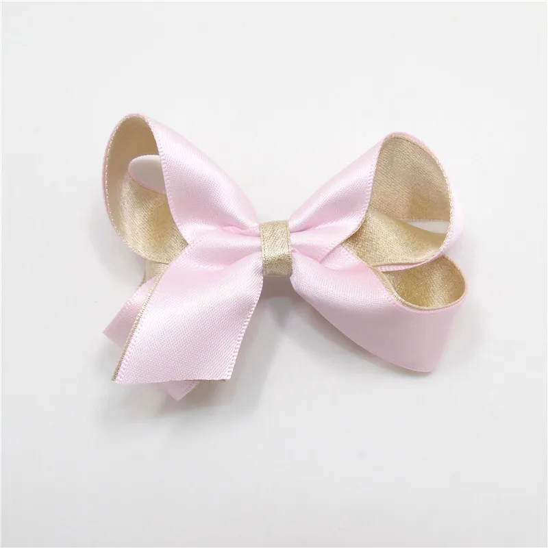 20 шт./лот хит продаж заколки для волос с бантом роскошный атласный бант из