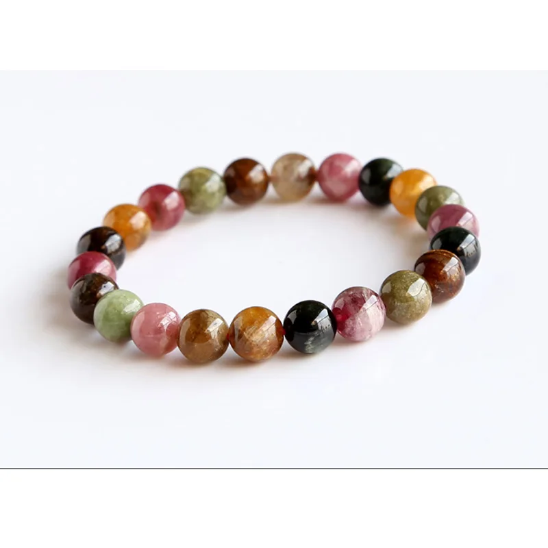 

Бусины из натурального турмалина, 8 мм