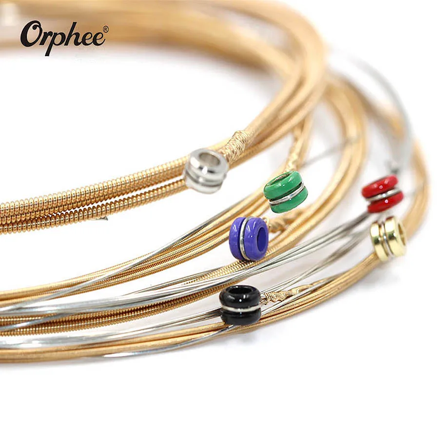 Струна Orphee для акустической гитары суперлегсветильник 85/15 бронзовая насыщенный