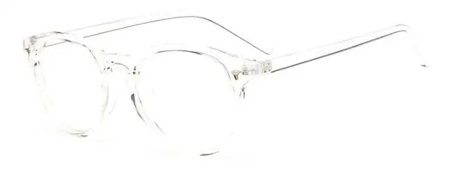 white clear Винтажные очки, дизайнерские брендовые роскошные женские очки, оправа для очков, женские круглые очки, прозрачные очки для девушек, близорукость - Цвет оправы: white clear