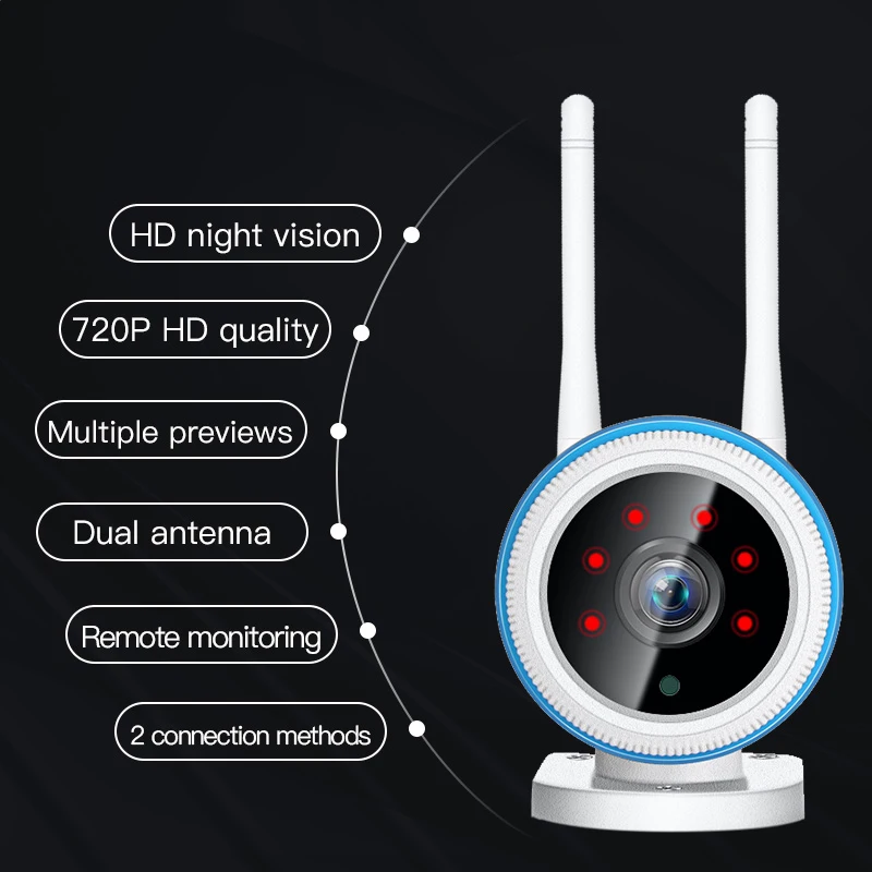 TAOCOCO HD WiFi камера, уличная Водонепроницаемая камера безопасности, ip-камера наблюдения, беспроводная 1080PHome CCTV камера ночного видения