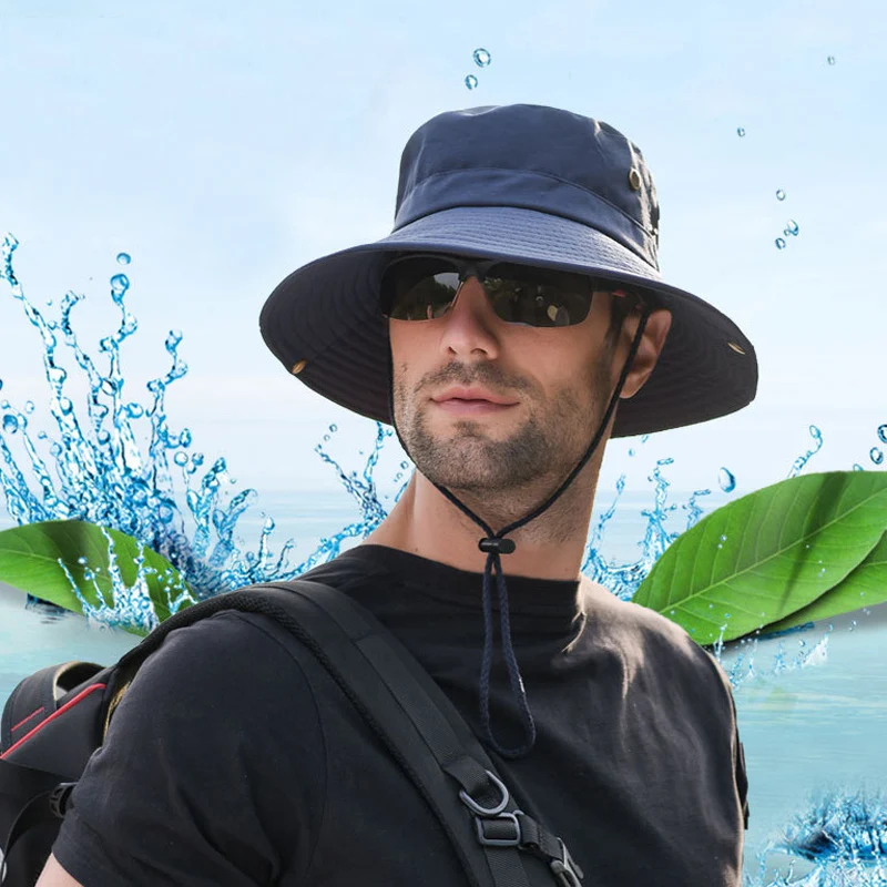 Spring Summer Fisherman's Hat Men's Bucket Outdoor Mountaineering Fishing Male Sun for Men Women Casual Cap | Аксессуары для