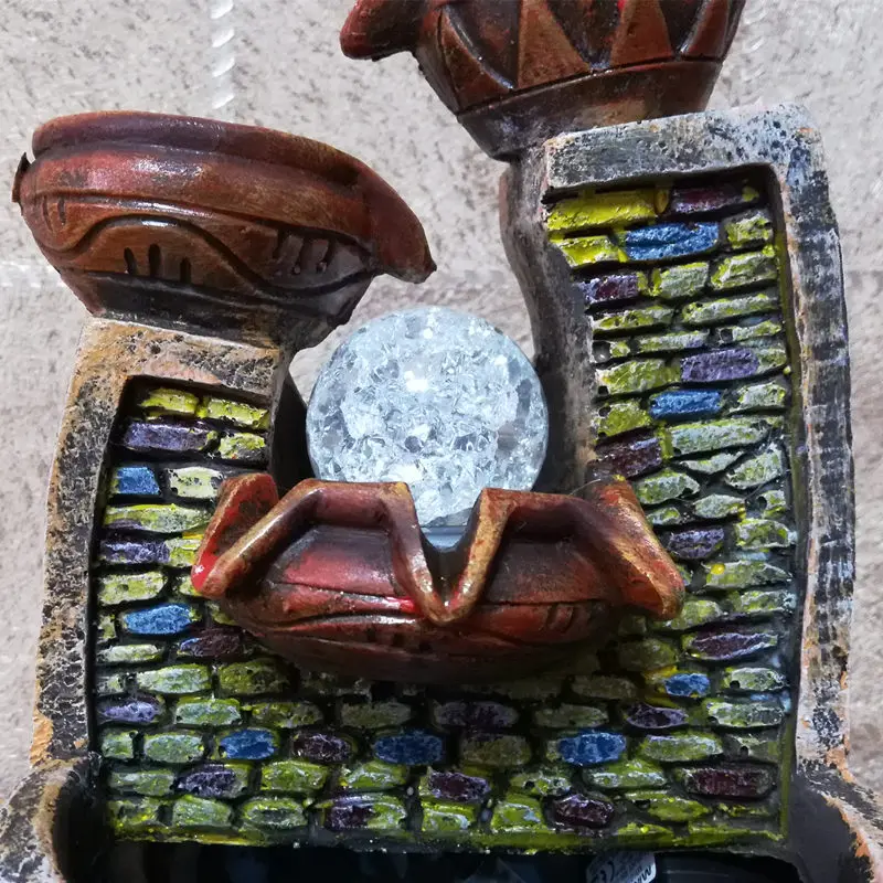 Настольный китайский фонтан фэншуй для воды украшение внутреннего воздуха и