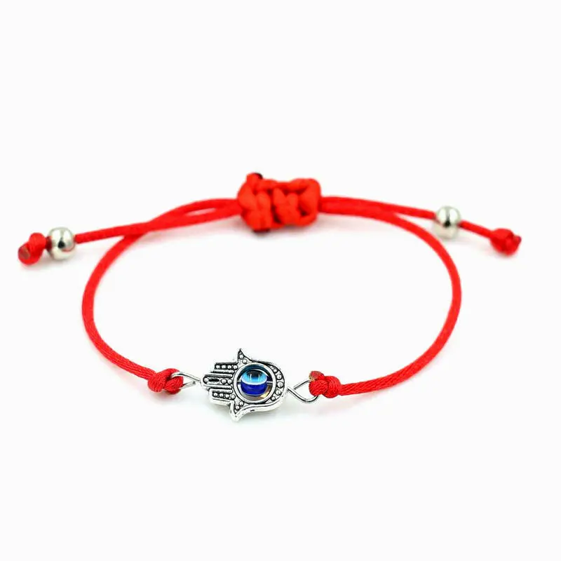 BPPCCR Львиная голова амулет в этническом стиле с Браслет красная веревочная нить