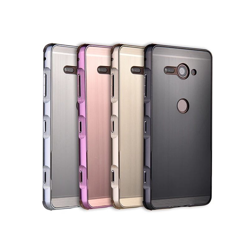 Для Sony Xperia XZ2 Compact H8324 металлический алюминиевый бампер для Song XZ2C Матовый PC задняя