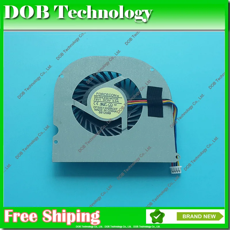 Вентилятор для ноутбука FORCECON DFS551005M30T F7P1 ASUS F80 F80C F80S F80L F80Q F81S F83 X82 X88|laptop cpu fan|laptop cooling