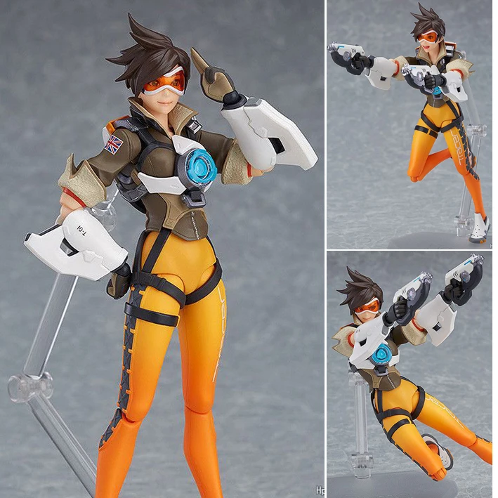 Экшн фигурка Tracer figma 352 из ПВХ Коллекционная модель игрушки 14 см|Игровые фигурки и