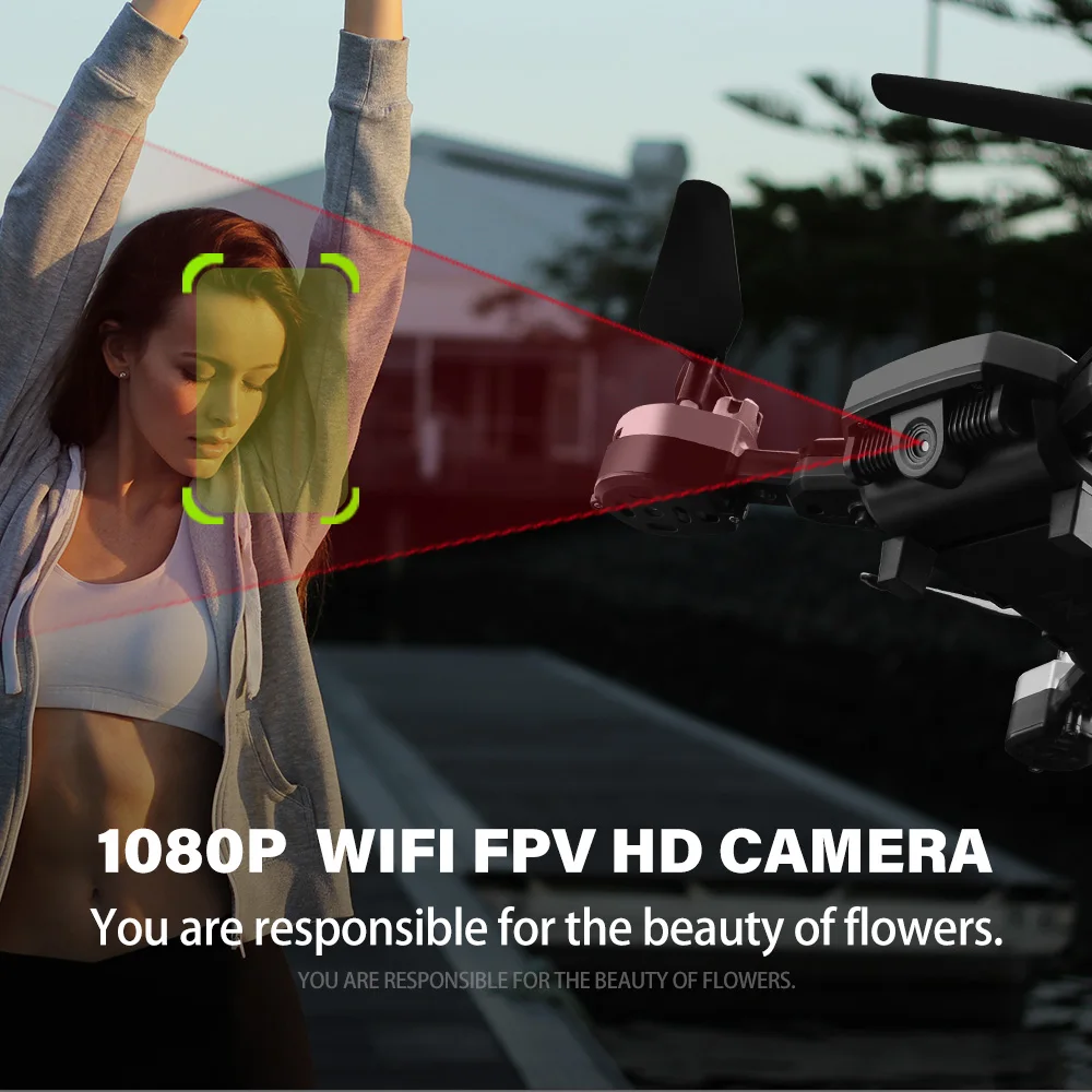 Мини Дрон HJHRC HJ28 с камерой 720P/1080P Wifi FPV Складные Игрушки дистанционным управлением