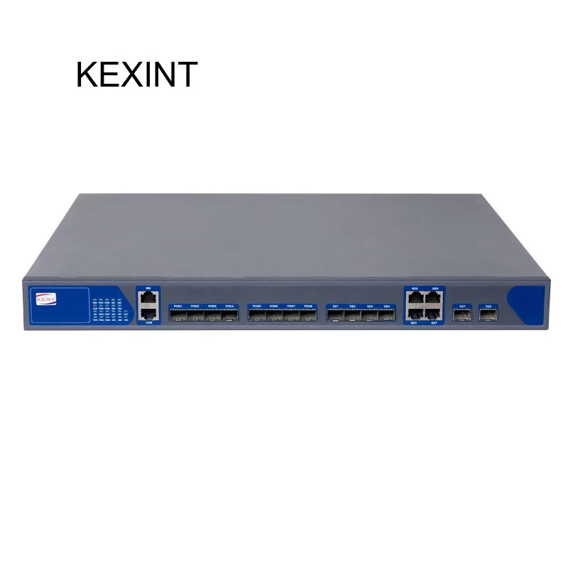 KEXINT 8 портов GPON OLT без модулей с управлением соответствует ONU ZTE Fiberhome|epon olt|ftth oltolt epon