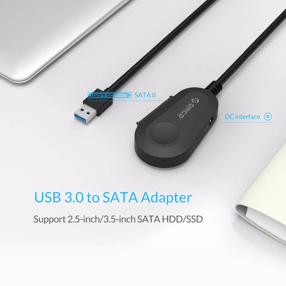 Адаптер ORICO SATA USB3.0 с адаптером питания 12 В 2 А 5/3 5 внешних жестких дисков со