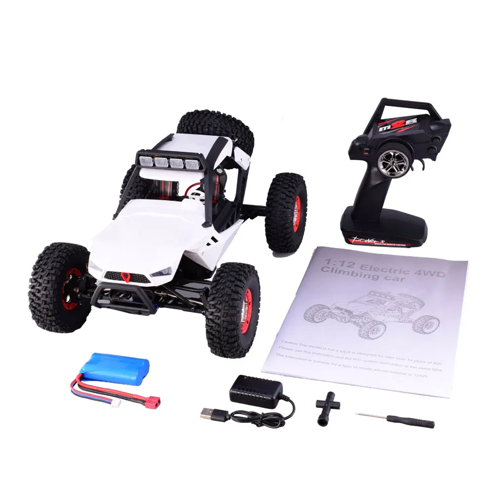 WLToys 12429 2.4G 1:12 40km/h High Speed Off-Road Racing Radio Remote Control Buggy RC Rock Crawler Truck | Игрушки и хобби