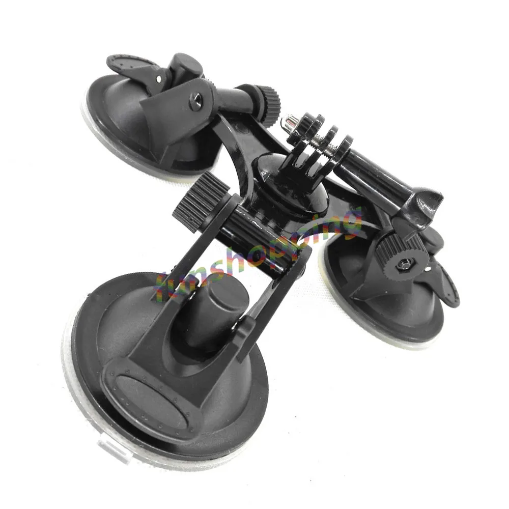 Новинка тройное вакуумное крепление на лобовое стекло автомобиля присоске Fat Gecko