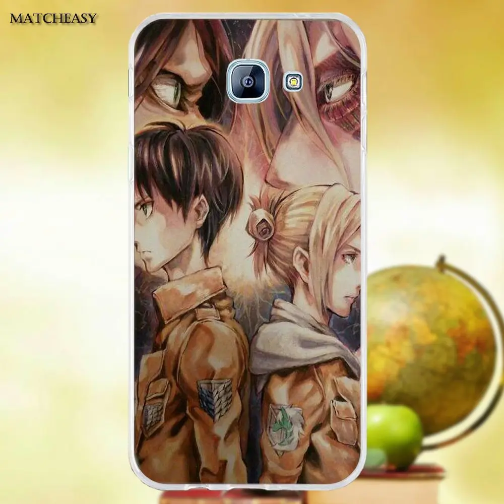 Мягкий чехол для Samsung Galaxy A3 A5 A7 J1 J2 J3 J5 J7 2015 2016 2017 Annie Leonhart Attack On Titan Back|Чехлы-накладки|