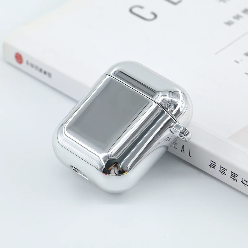 AirPods беспроводной покрытие сплошной цветной узор чехол для гарнитуры iPhone AirPods1