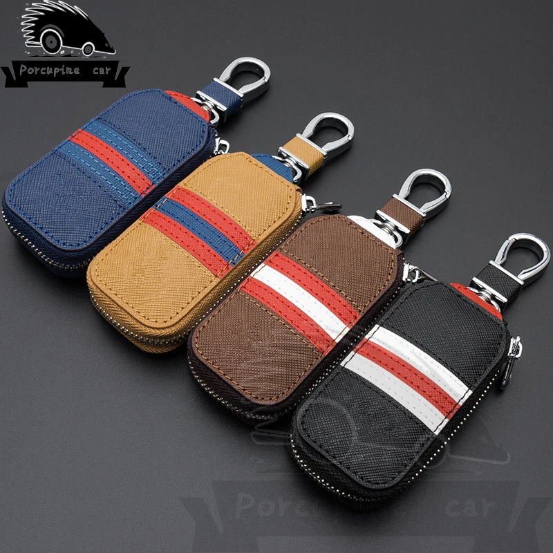 Кожаный чехол для автомобильного ключа Audi BMW Buick Cadillac Porsche Opel Chevrolet Ford Hyundai Lexus Mercedes