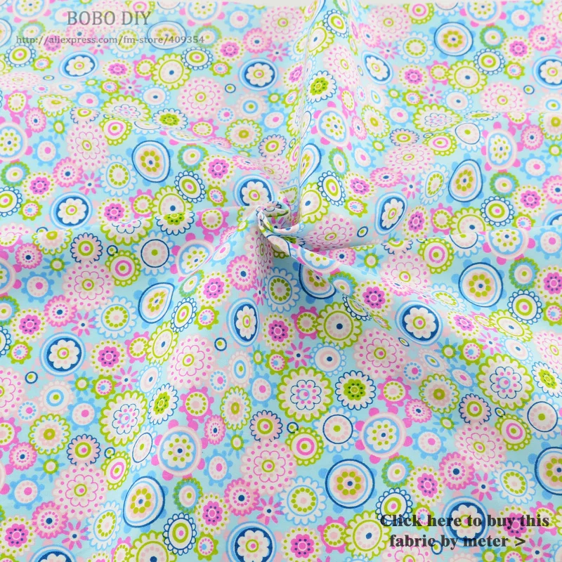 Teramila 5PCS/lot Flower Cotton Fabric Pre cut Bundle Sewing Quilting Patchwork Tecido Tela Clothing Bedding Tissus Crafts|flower cotton