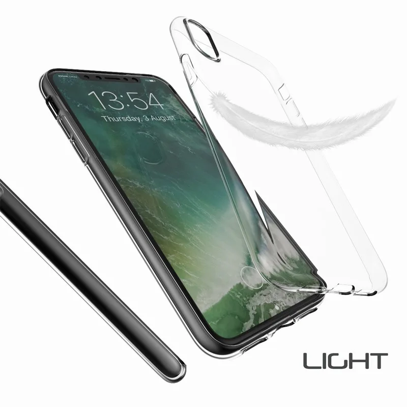 10 шт для Apple iPhone 11 Pro Max 12 мини 12Pro X XR XS 8 Plus 7 6 S 5 5S SE 2020 5C 4 4S чехол TPU силиконовый