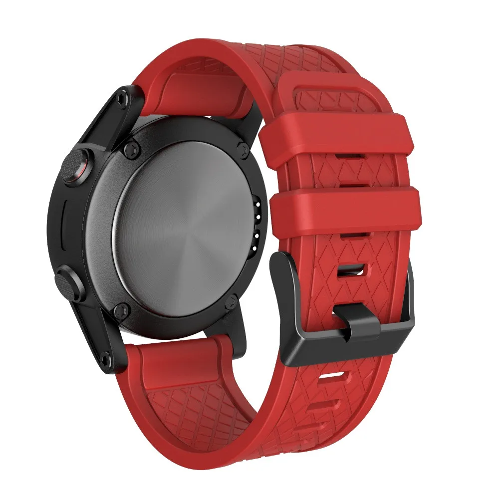 Носимые устройства для Garmin Fenix/Fenix 2 Band Easy Fit 26 мм ширина мягкий силиконовый ремешок для часов умные аксессуары Sep21