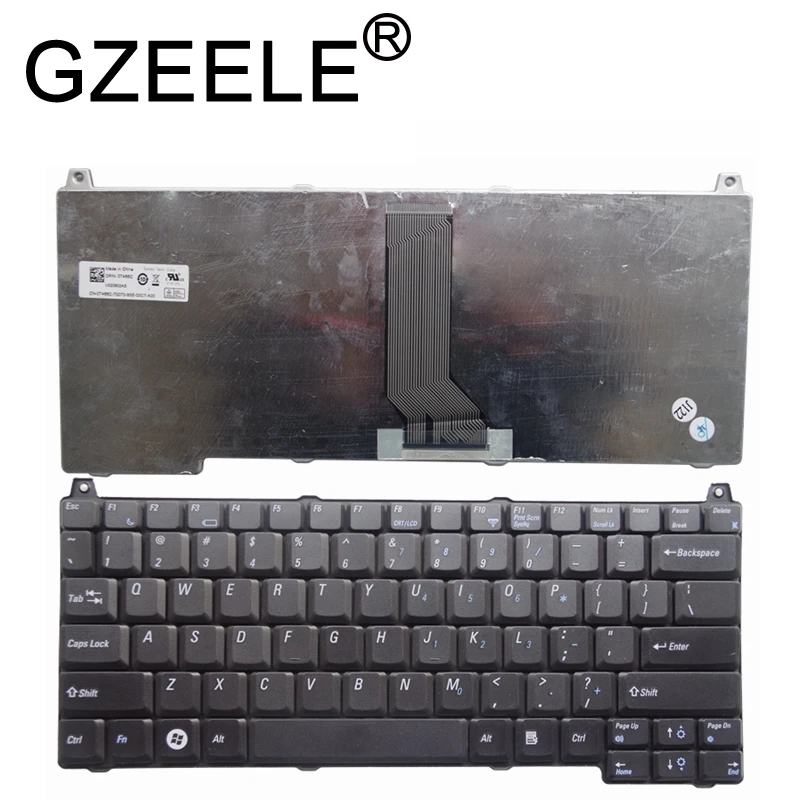 Новая клавиатура GZEELE для ноутбука Dell 1310 1320 1350 1510 2510 M1310 M1510, черная, английская