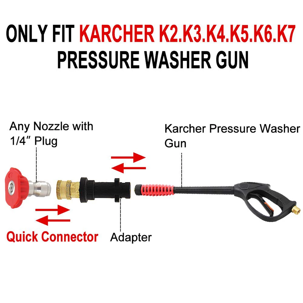 Совместимый адаптер пистолета для мойки высокого давления только замена Karcher K2 K3