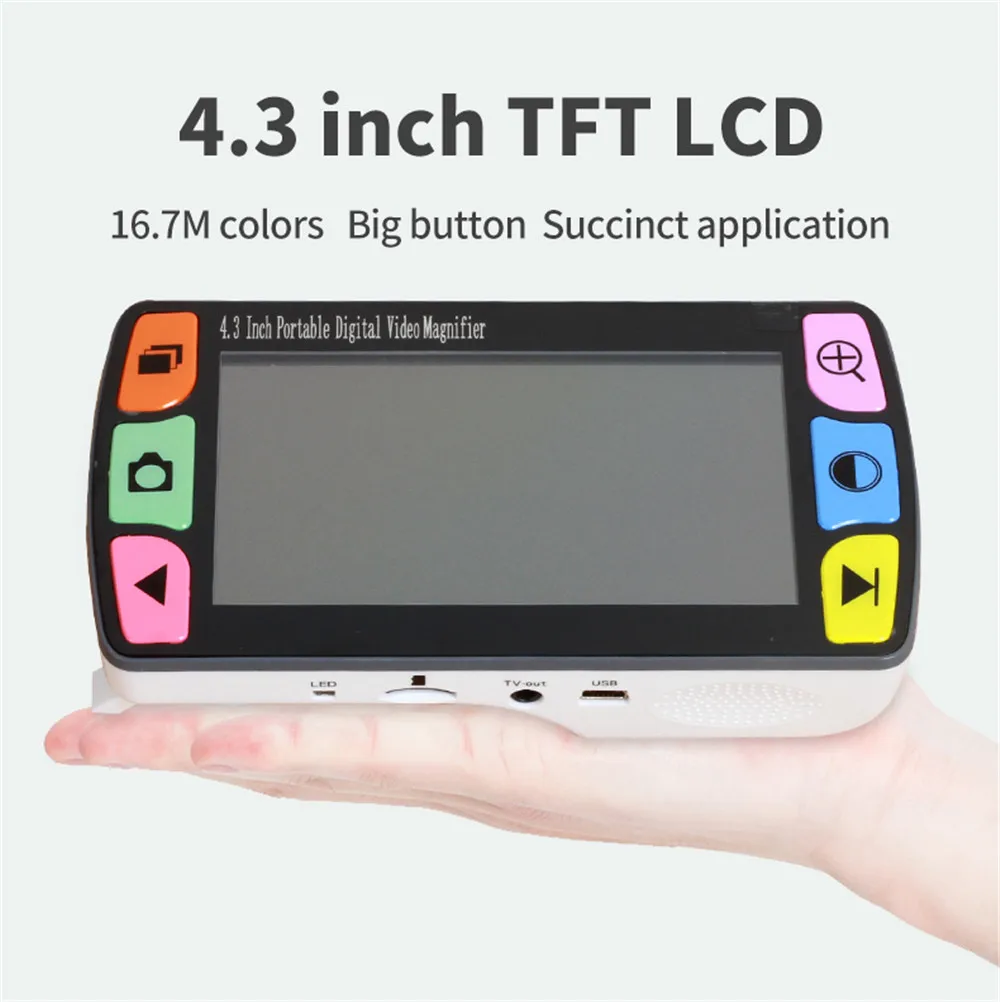 Eyoyo 4 3 &quotlcd переносная Лупа с низким видением видеолупа электронная помощь для