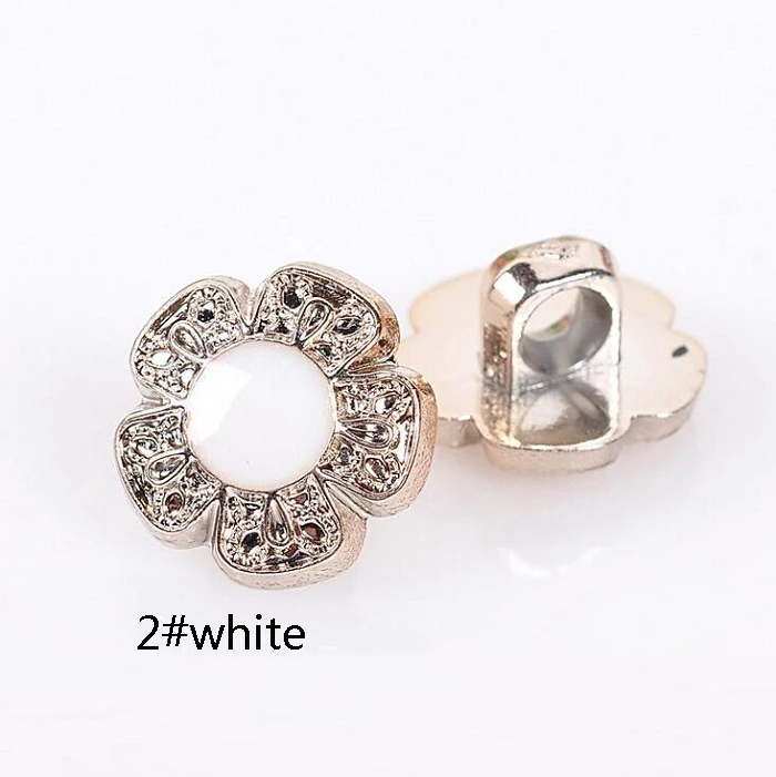 Пуговицы с хвостовиком 12 5 мм цветок из АБС-пластика для модной рубашки блузки